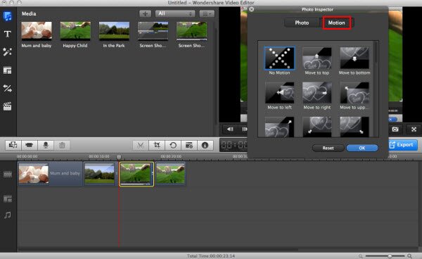 Mac Video editor add videos